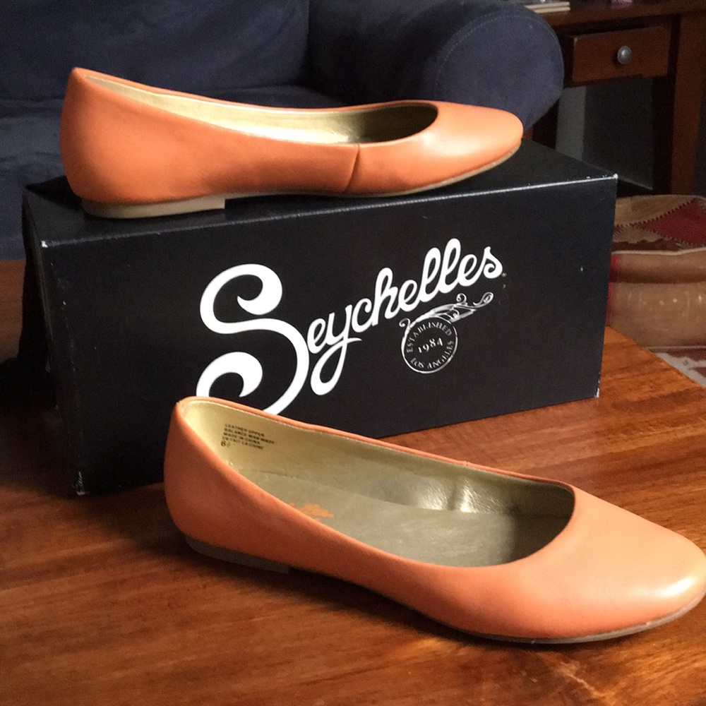 Seychelles Gala ballet flats - Tangerine